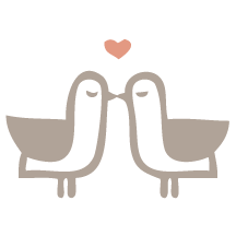Kissing Love Birds